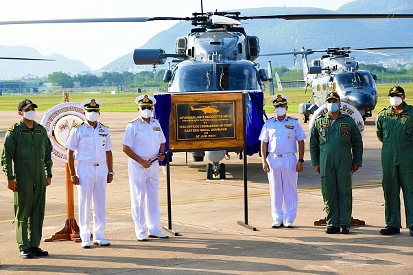The induction ceremony of ALH MK III helicopters at Visakhapatnam (PIB)