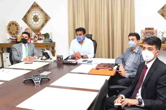 Officials of the company and state government signing an MoU (Twitter)