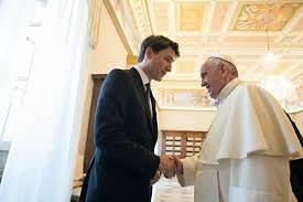 Trudeau With Pope
