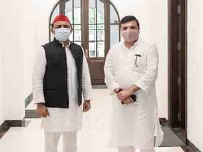 Akhilesh Yadav and Sanjay Singh