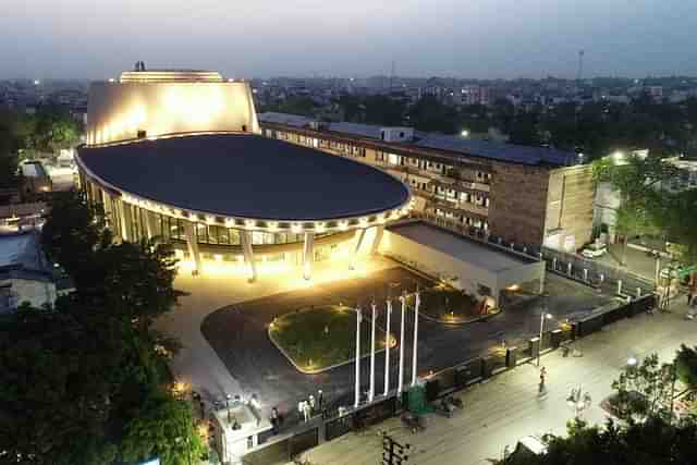 Rudraksha convention centre in Varanasi (Pic Via Twitter)