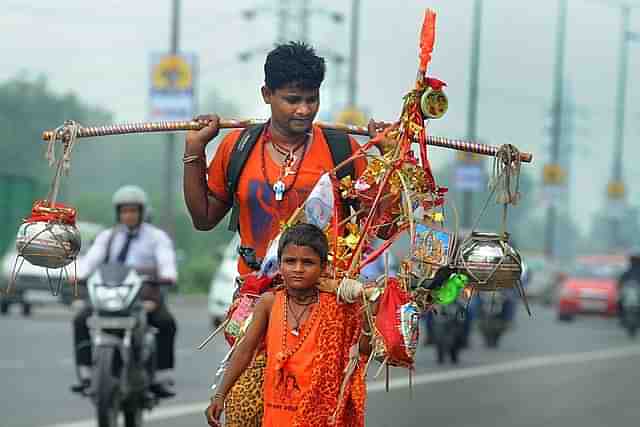 Nameplate directives put on hold during Kanwar Yatra. Representative image. (X) 