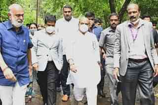 Karnataka CM Bommai (in White Kurta) (Pic Via Twitter)