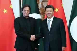 Pakistan Prime Minister Imran Khan with China’s President Xi Jinping.