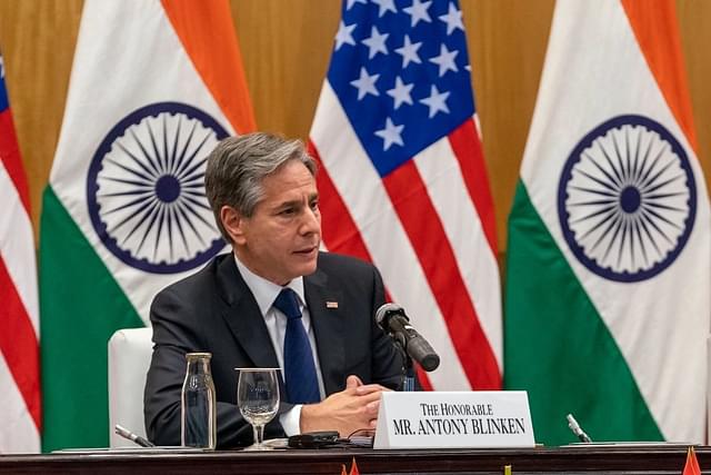 US Secretary of State, Antony Blinken, in New Delhi (Twitter) 