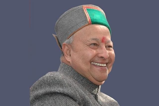 Former Himachal CM Virbhadra Singh (Pic Via Twitter)