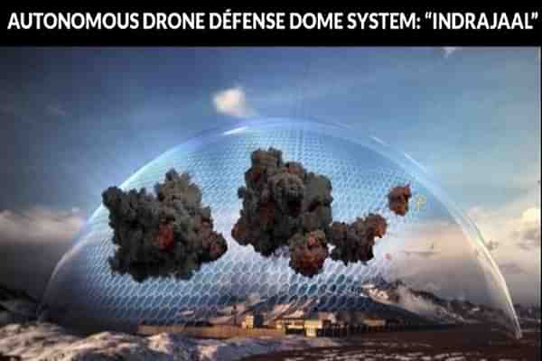 Indigenous wide-area autonomous drone defence dome called ‘Indrajaal’ (Grene Robotics)