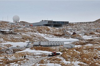 India's Bharati research station in Antarctica (Photo: NCPOR)