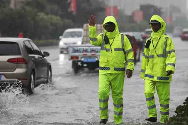 Floods in China (Pic Via Twitter)