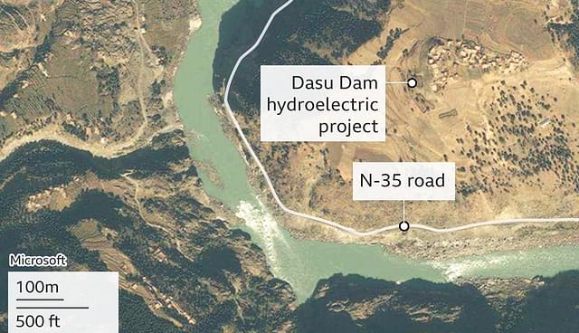 Location of the Dasu hydropower project.