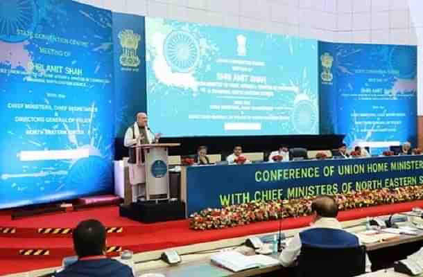 Union Home Minister Amit Shah in review meeting with the North Eastern States Chief Ministers (PIB)