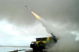 DRDO successfully flight-tests surface-to-air missile Akash-NG. (DRDO/Twitter)