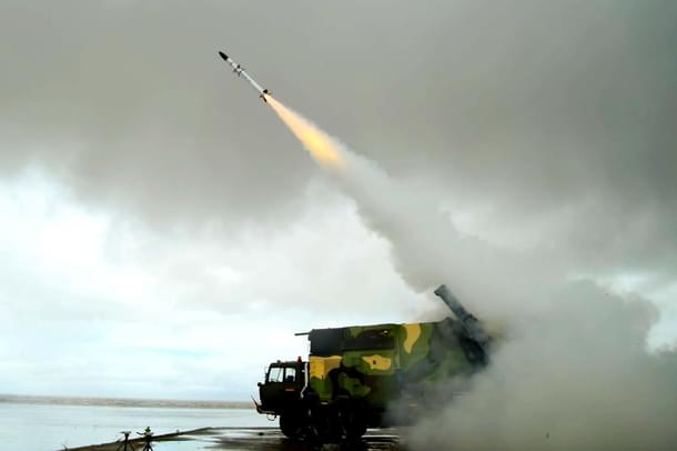 DRDO successfully flight-tests surface-to-air missile Akash-NG. (DRDO/Twitter)