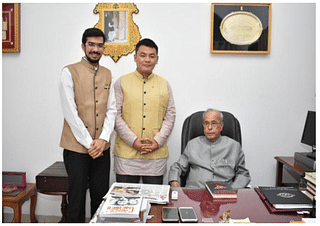 With Former President of India Shri Pranab Mukherjee, 2018