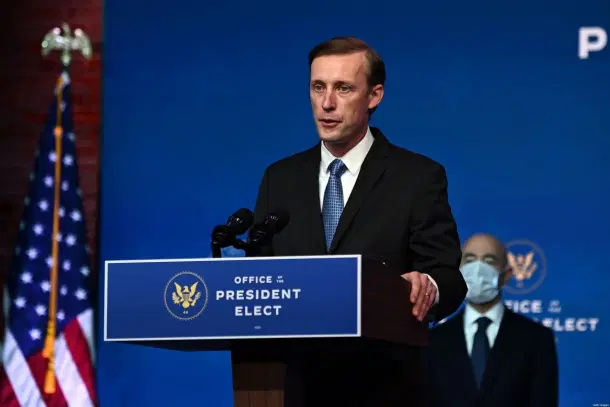 Former US NSA Jake Sullivan (Source: Middle East Monitor) (File Photo)