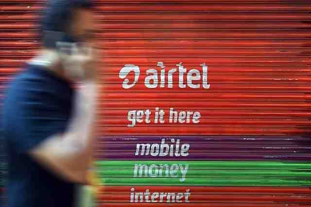 Bharti Airtel (Representative image) (INDRANIL MUKHERJEE/AFP/Getty Images)