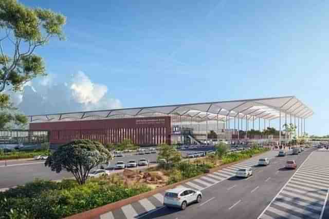 An illustration of the proposed Noida international airport at Jewar in Uttar Pradesh.