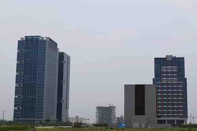 GIFT 1 and GIFT 2, the completed towers of the city