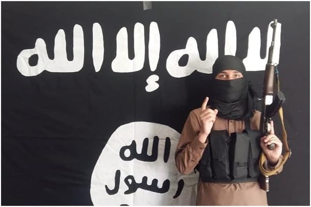 An ISKP terrorist (Twitter)