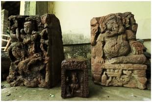 Idols recovered beneath a garbage heap, by researchers from Rediscover Lost Heritage.