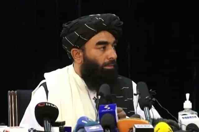  Taliban spokesman Zabihullah Mujahid