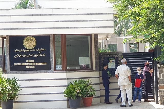 Afghanistan Embassy in New Delhi. 