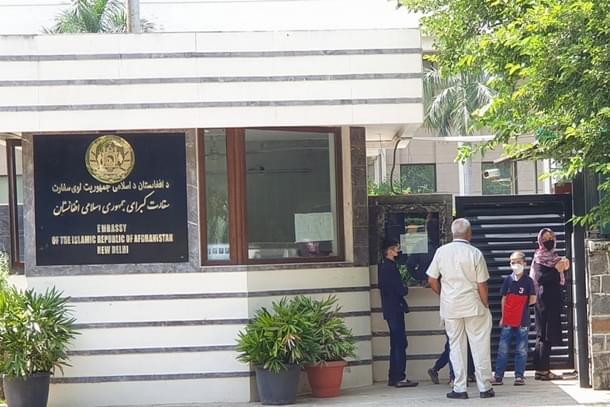 Afghanistan Embassy in New Delhi.