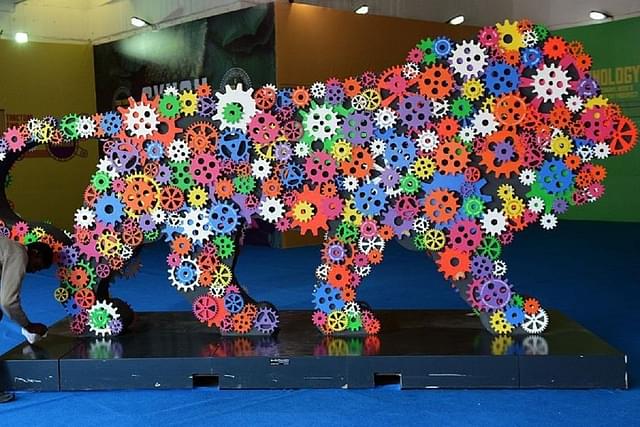 Make in India symbol (MONEY SHARMA/AFP/Getty Images) 
