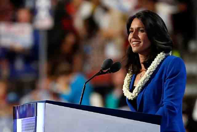 Former US Congresswoman Tulsi Gabbard. Photo by Aaron P. Bernstein/Getty Images