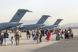 Evacuees at Kabul airport (Representative image)