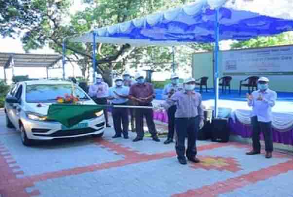 Flagging off ceremony of the first batch of electric cars at VO Chidambaranar Port Trust (PIB)