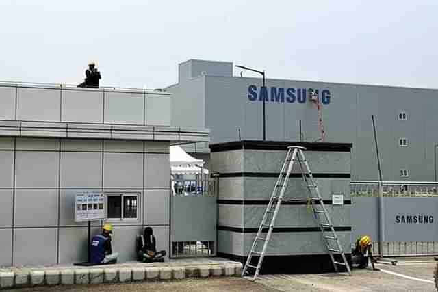 In 2018, Samsung had inaugurated the world’s largest mobile phone manufacturing unit in Noida. (Image via Facebook)