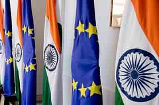 India and EU flags | Representational image | Twitter | @EU_in_India