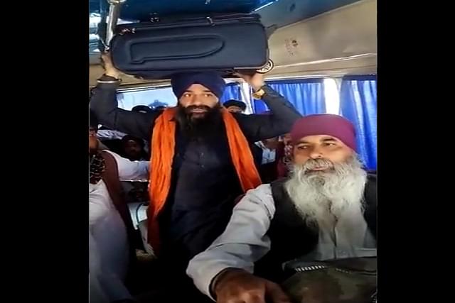 Afghan Sikhs were scheduled to arrive in Delhi for Shri Guru Tegh Bahadur's birth anniversary celebrations. (Pic Via @AdityaRajKaul/Twitter)