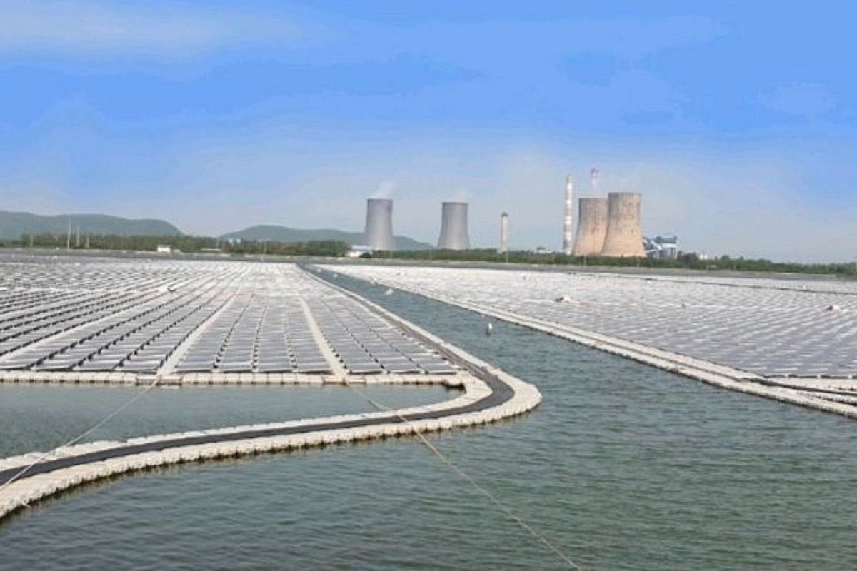 Floating solar power plant (Representative Image) (NTPC)