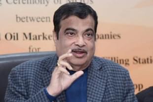 Union Minister Nitin Gadkari (Pic Via Twitter)