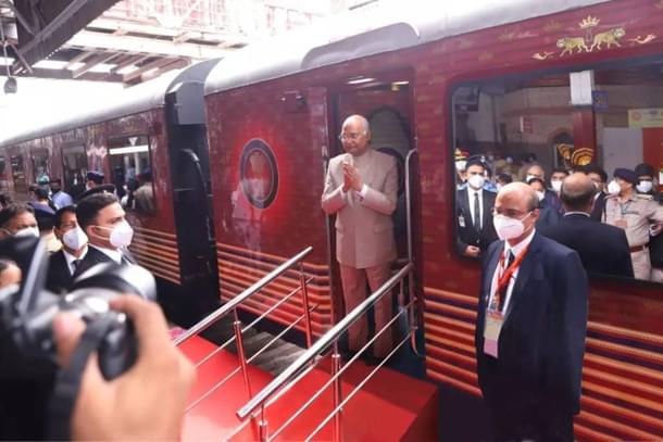 President Ram Nath Kovind's visit to Ayodhya by train.