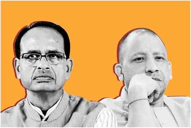 Shivraj Singh Chouhan and Yogi Adityanath