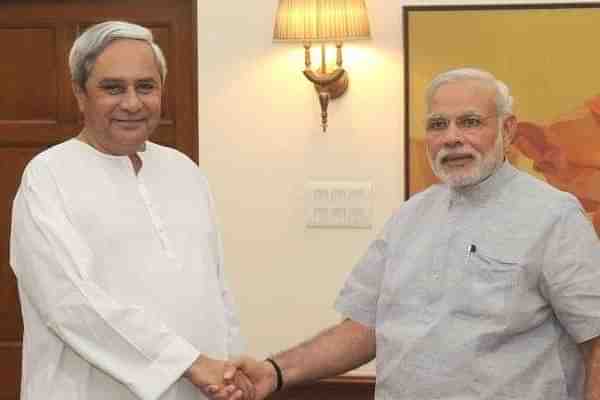 Odisha Chief Minister Naveen Patnaik with Prime Minister Narendra Modi (PMO/Flicker)