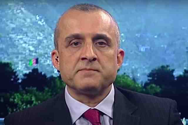 Afghan VP Amrullah Saleh (Pic Via YouTube)