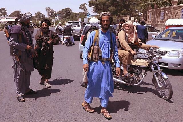 Taliban roaming the streets (Image via Twitter)