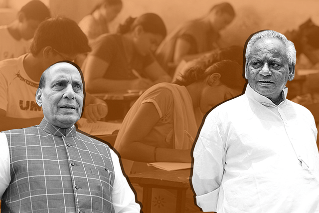 Rajnath Singh (left) and Kalyan Singh (right)