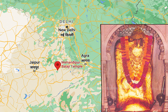 Mehandipur Balaji Temple in Rajasthan's Dausa district.