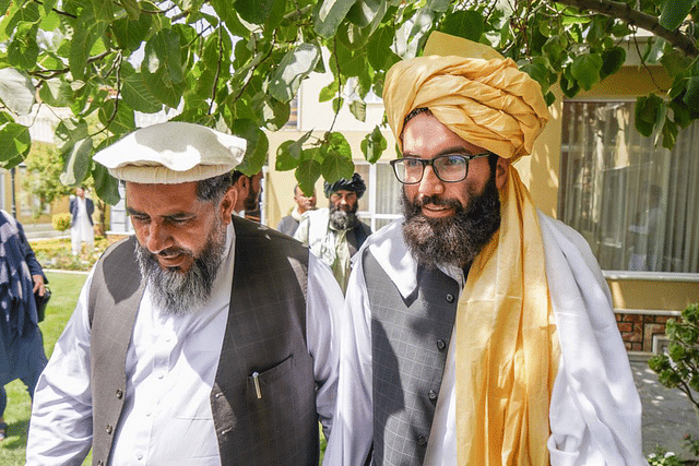 Anas Haqqani (right), brother of Haqqani Network leader Sirajuddin Haqqani. 