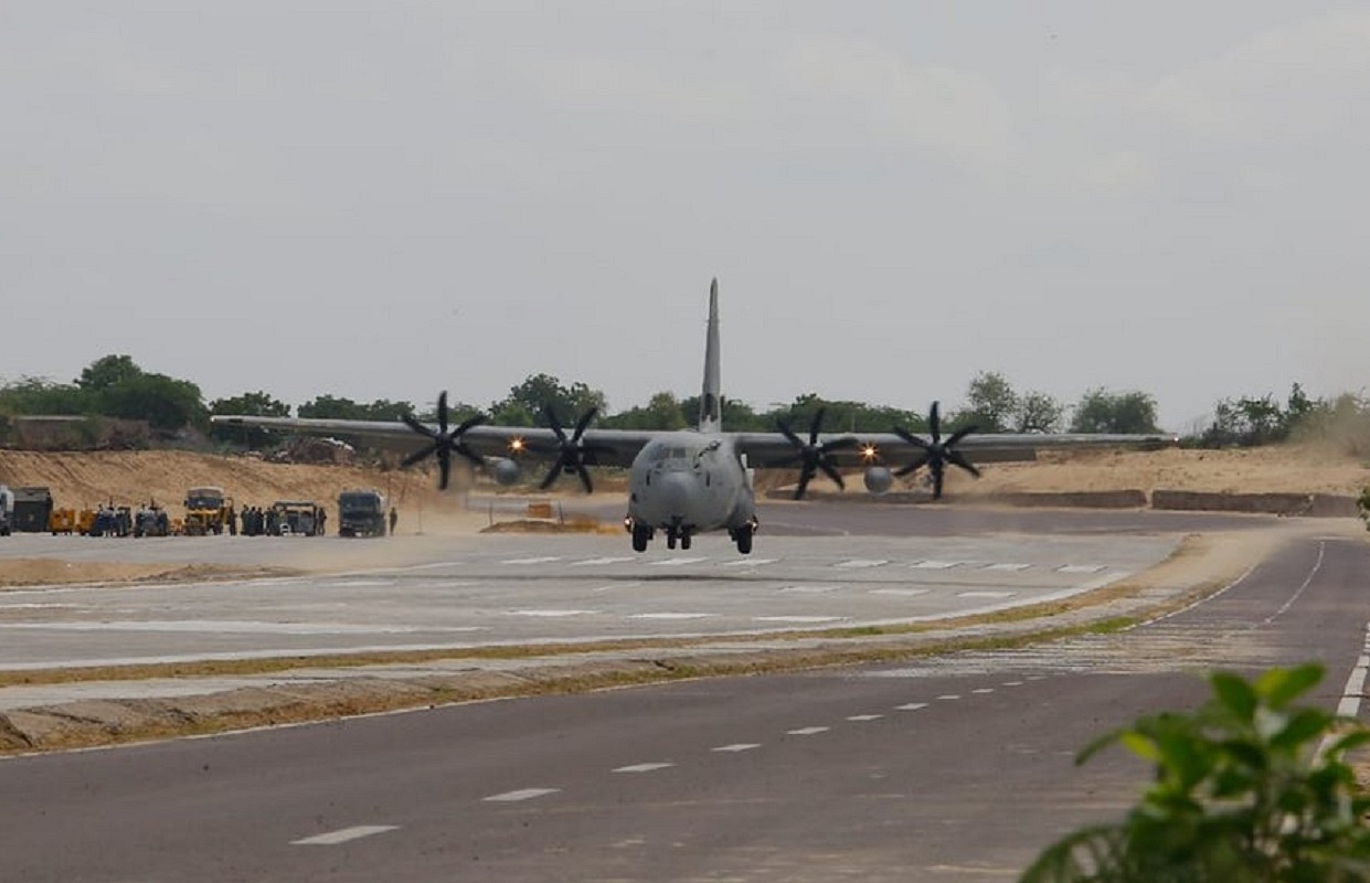 Emergency Landing Facility (ELF) for the Indian Air Force (IAF) at Satta-Gandhav stretch on NH-925A near Barmer, Rajasthan (Defence Ministry)