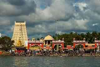 Ramanathaswamy Temple on the island of Rameswaram, Tamil Nadu. (@thetemplesindia/Twitter)