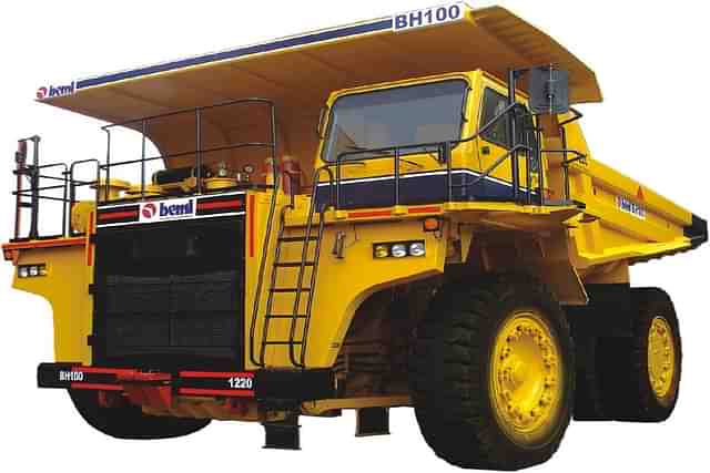 BEML BH100 dumper (Pic Via BEML Website)