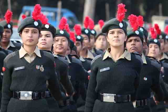 NCC cadets (Pic Via Wikipedia)