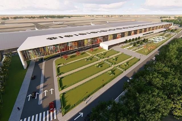 The upcoming terminal building of Pune Airport (PIB)