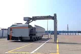 Container scanning system at Paradip port (PIB)